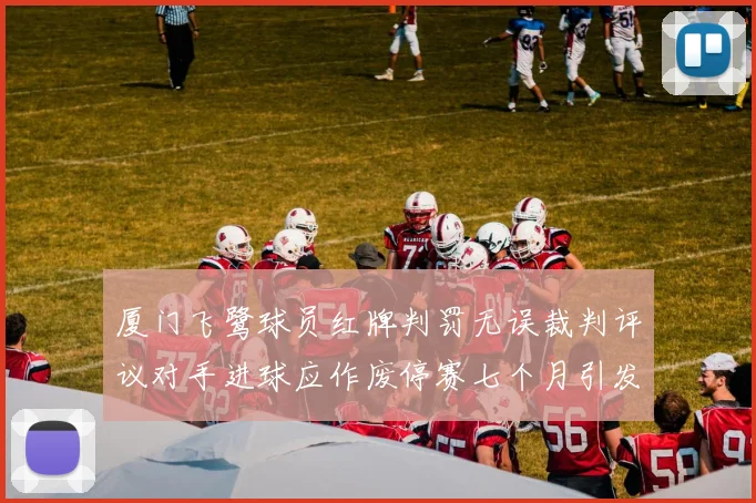 厦门飞鹭球员红牌判罚无误裁判评议对手进球应作废停赛七个月引发热议